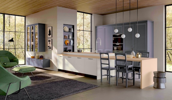 Composizione innovativa in cucina con le soluzioni Stosa