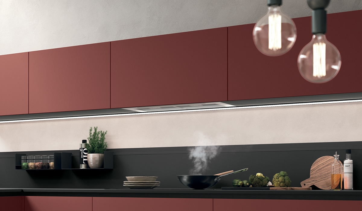 Cucina bordeaux Bologna: abbinamenti, materiali e idee