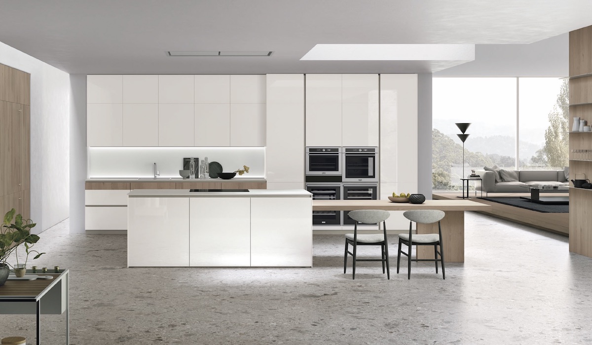 Cucina color panna a Bologna