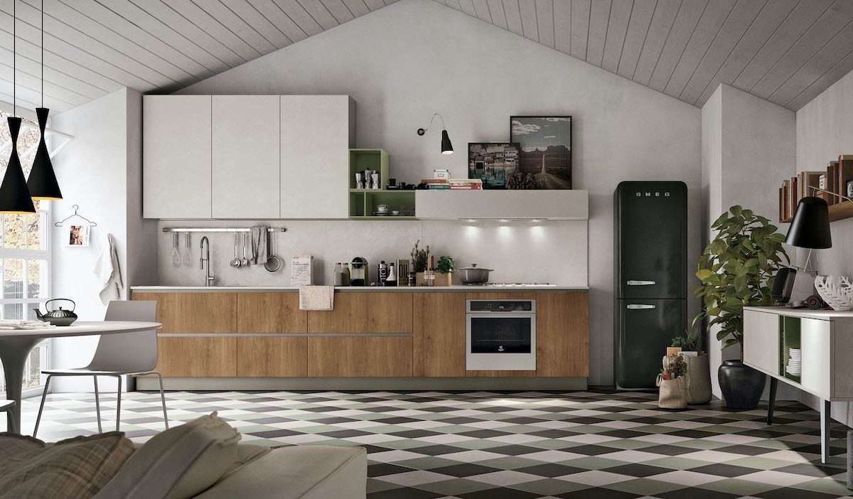 Cucina lineare di 3 metri a Bologna: i vantaggi