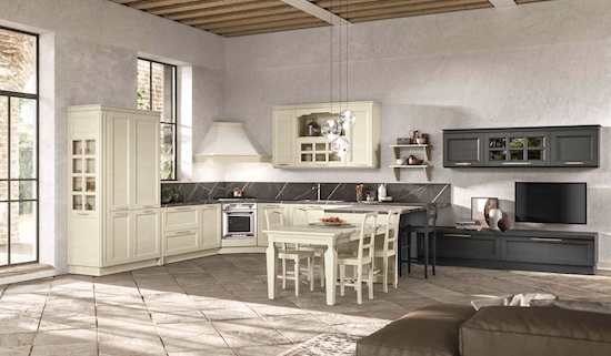 Cucina a binario a aCucina in stile classico Beverly a Bolognaologna
