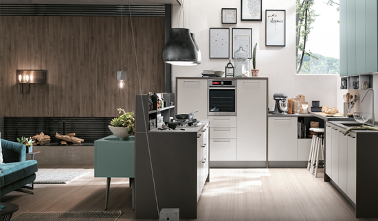CUCINE MODERNE PICCOLE A BOLOGNA - STOSA CUCINE