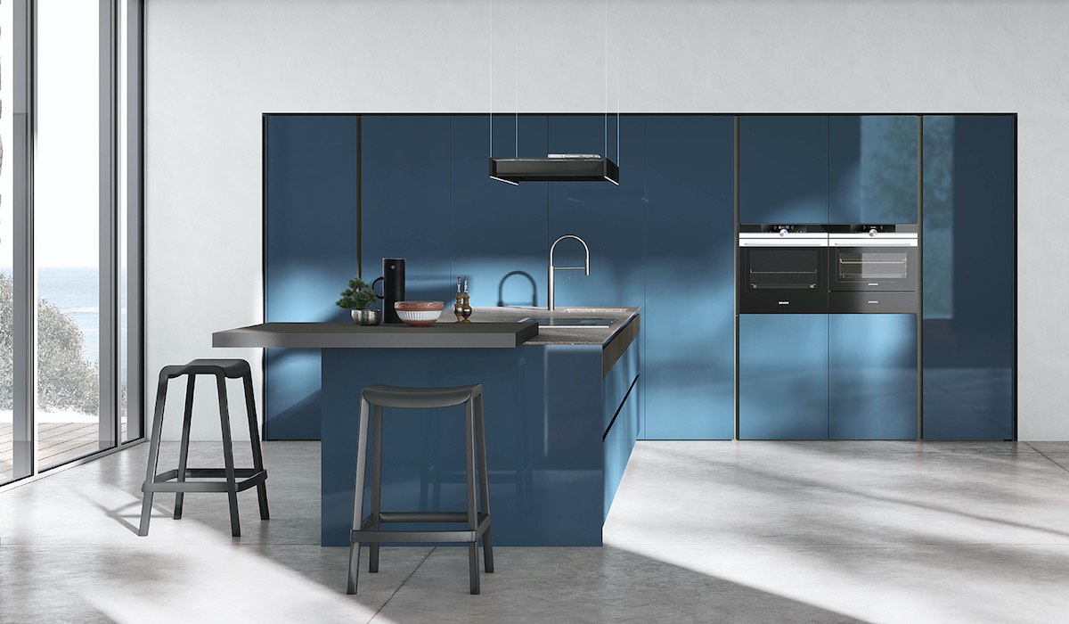 Cucine americane con isola moderne