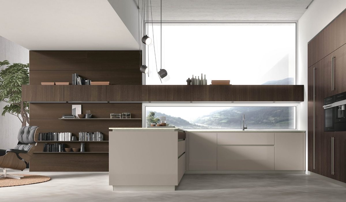Cucine con penisola moderna Bologna: praticità e bel design