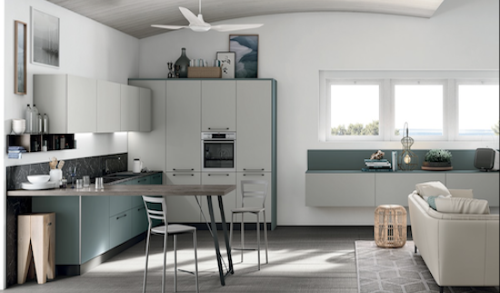 Cucine moderne con penisola a Bologna