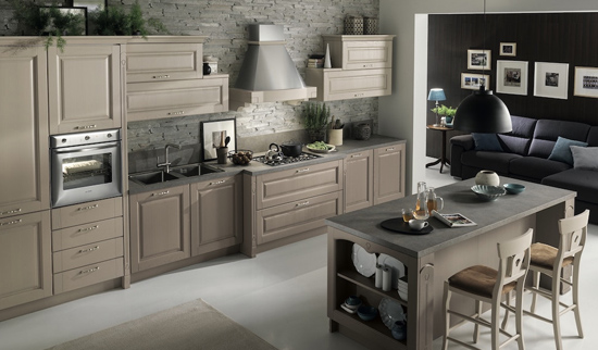 LA CUCINA A EFFETTO PIETRA A BOLOGNA DA STOSA