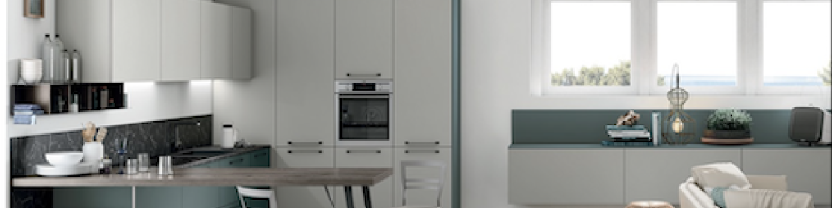 Cucine moderne con penisola a Bologna