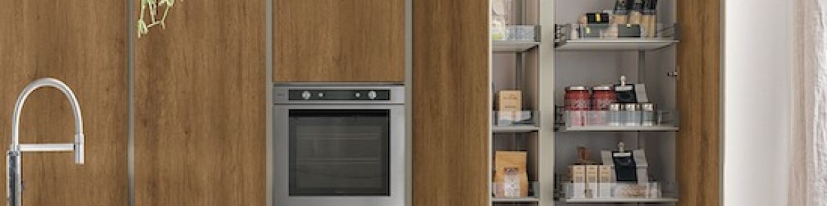 come scegliere l’apertura dei pensili per cucina