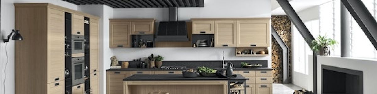 cucina in stile rustrial a bologna