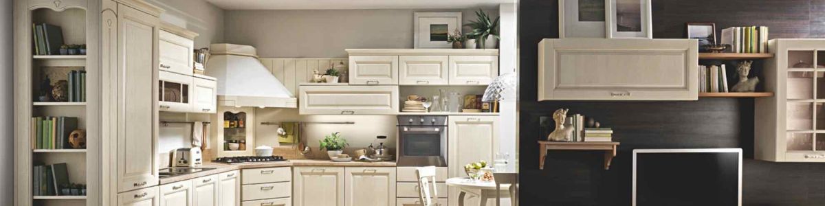 Cucina crema a Bologna: un solo colore per ogni stile
