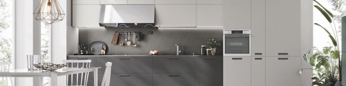 cucine moderne grigie a bologna