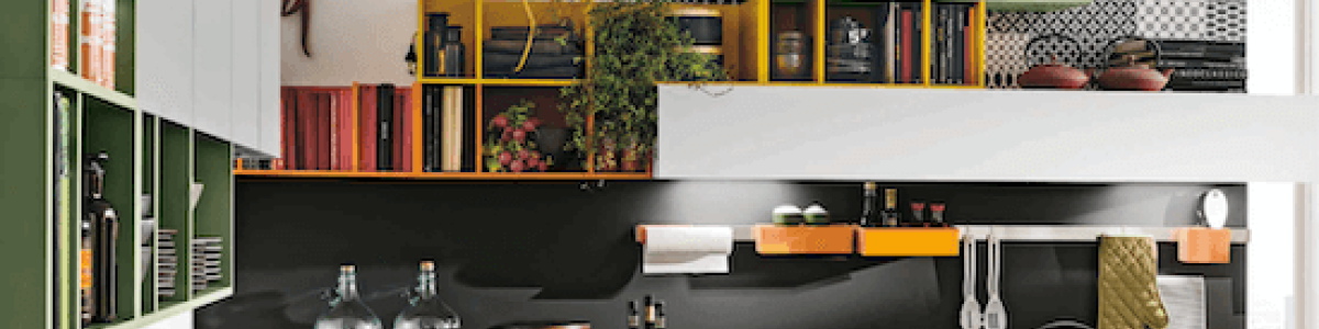 cucina in stile glamour chic a bologna